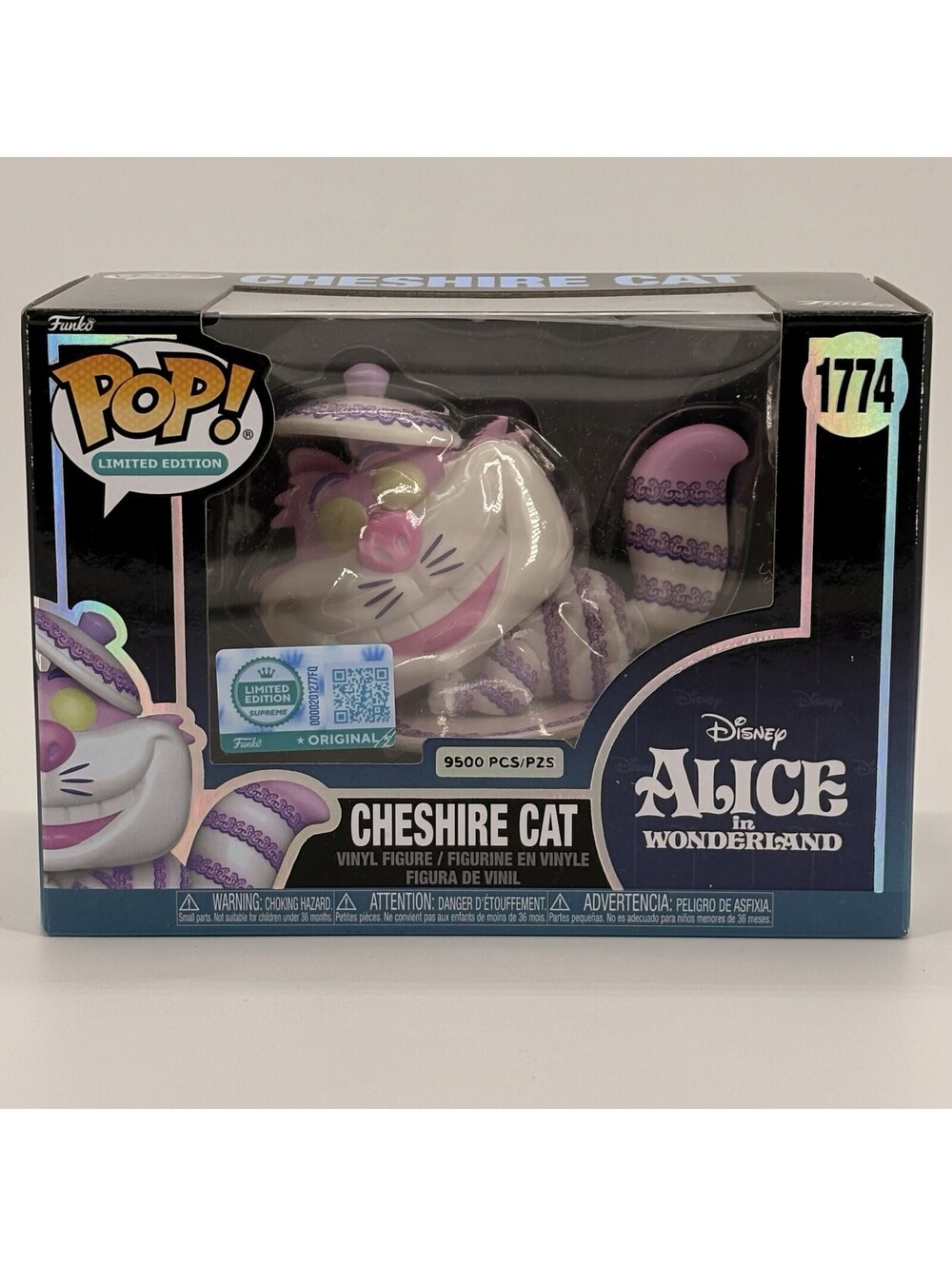 Funko Pop Cheshire Cat #1774 Alice Wonderland LE 9500 Disney Supreme